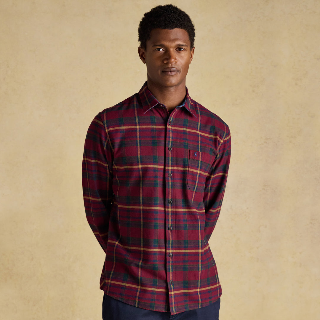 Joules Mens Brushed Flannel Shirt
