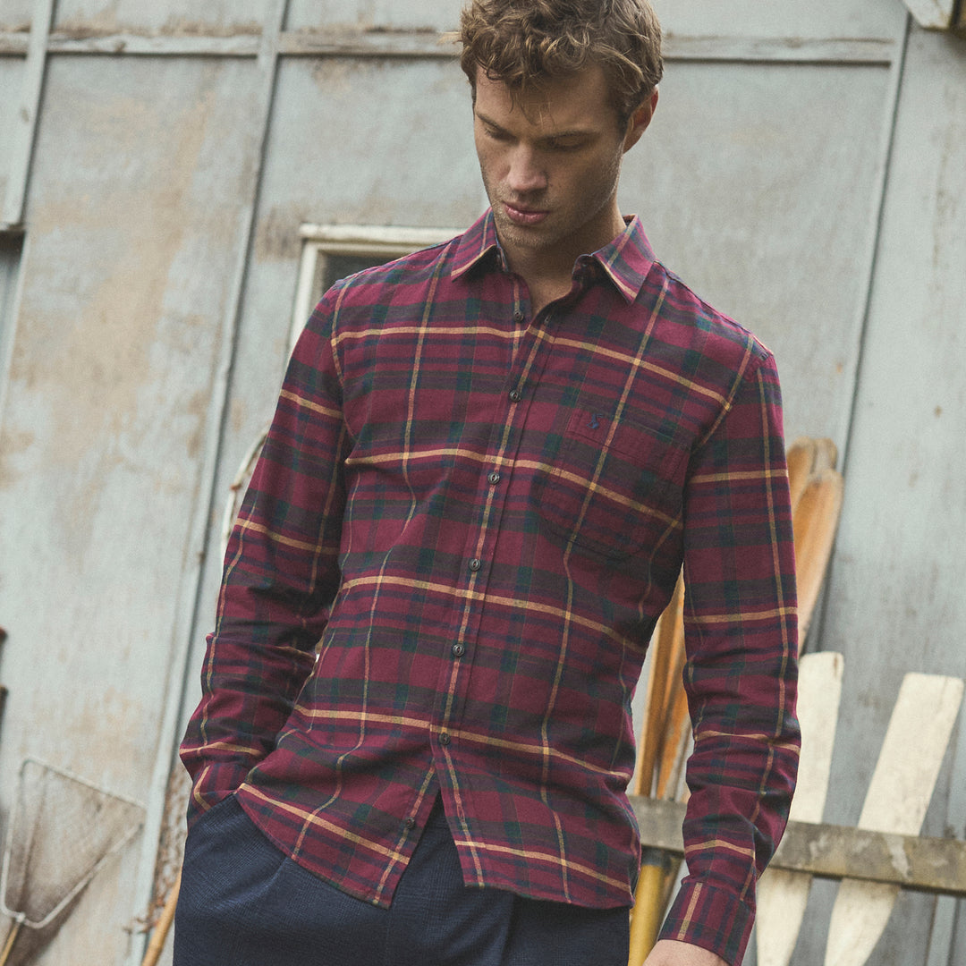 Joules Mens Brushed Flannel Shirt