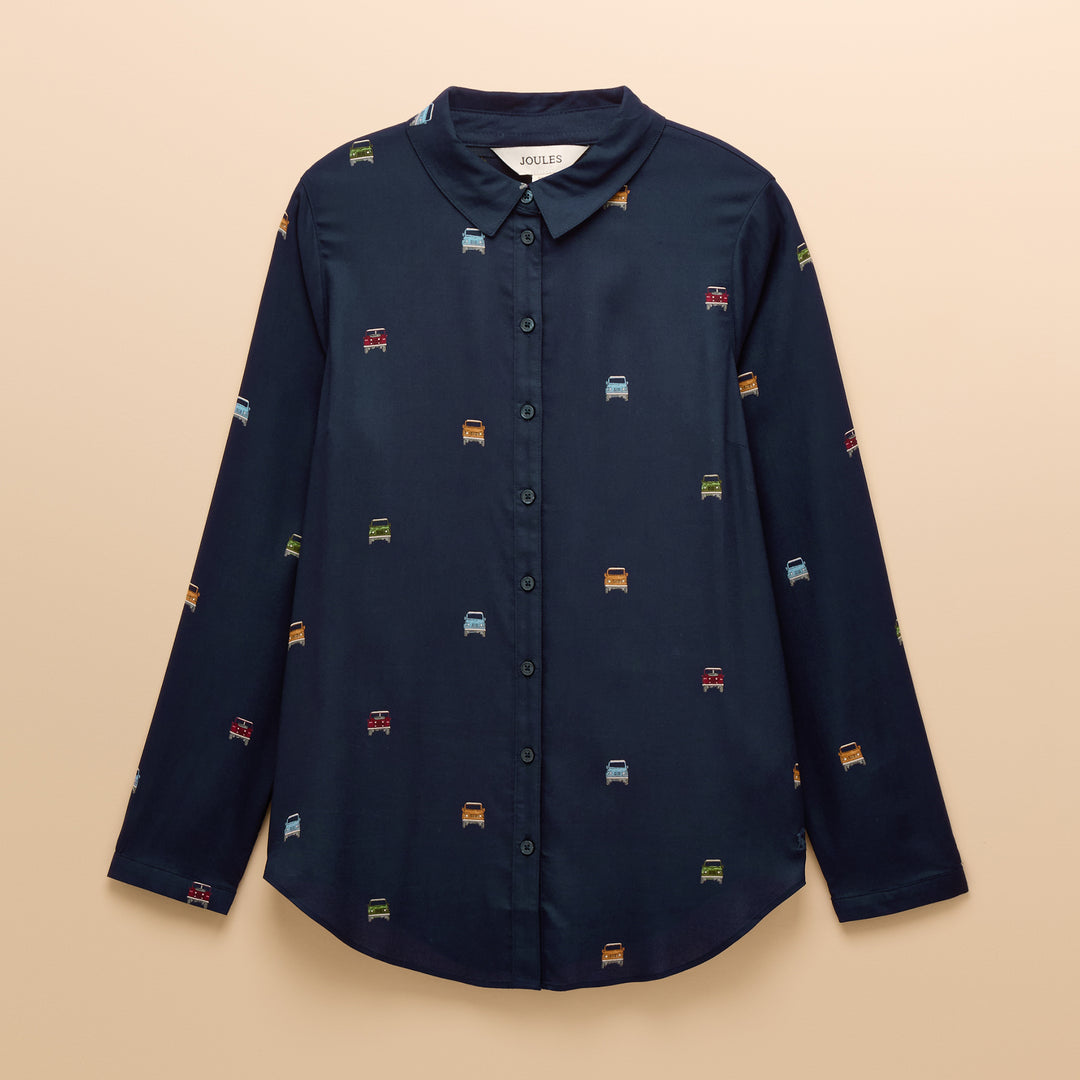 Joules Ladies Elvina 4x4 Print Shirt