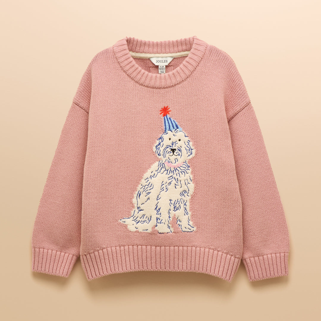 Joules Girls Intarsia Jumper