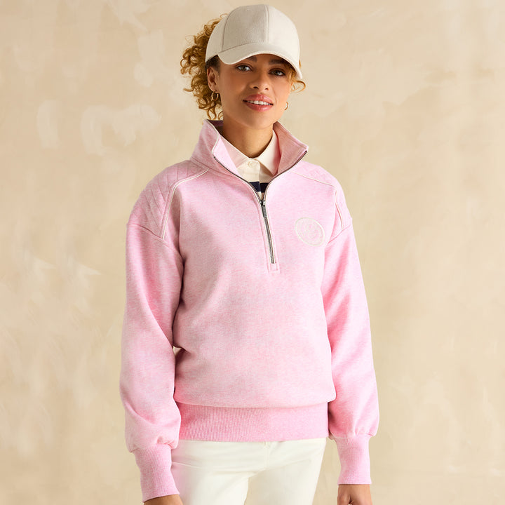 Joules Ladies Racquet 1/4 Zip Sweatshirt