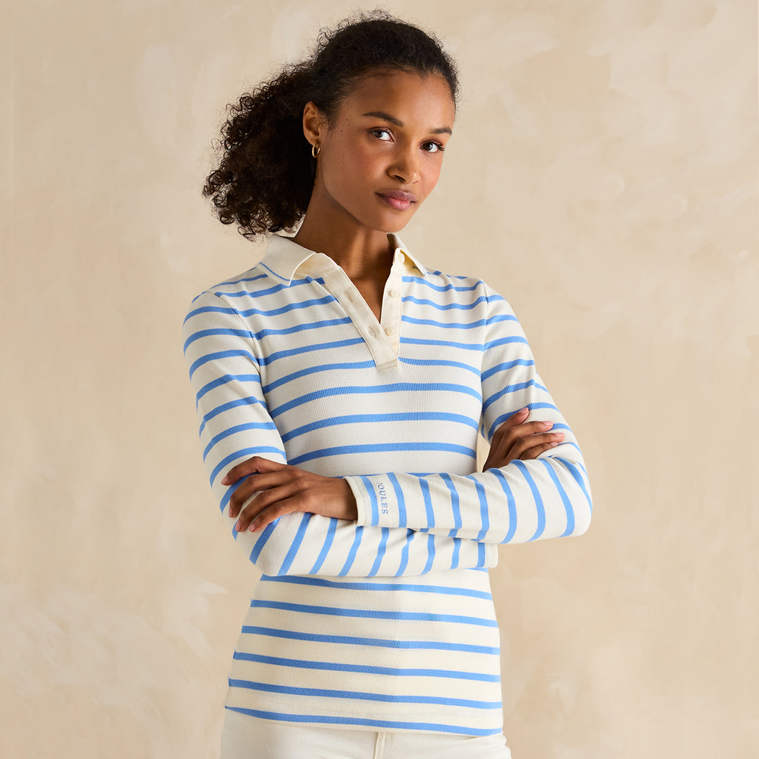 Joules Ladies Fairfield Long Sleeve Polo