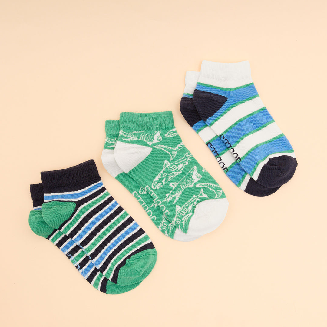 Joules Junior Rilla 3 Pack Socks