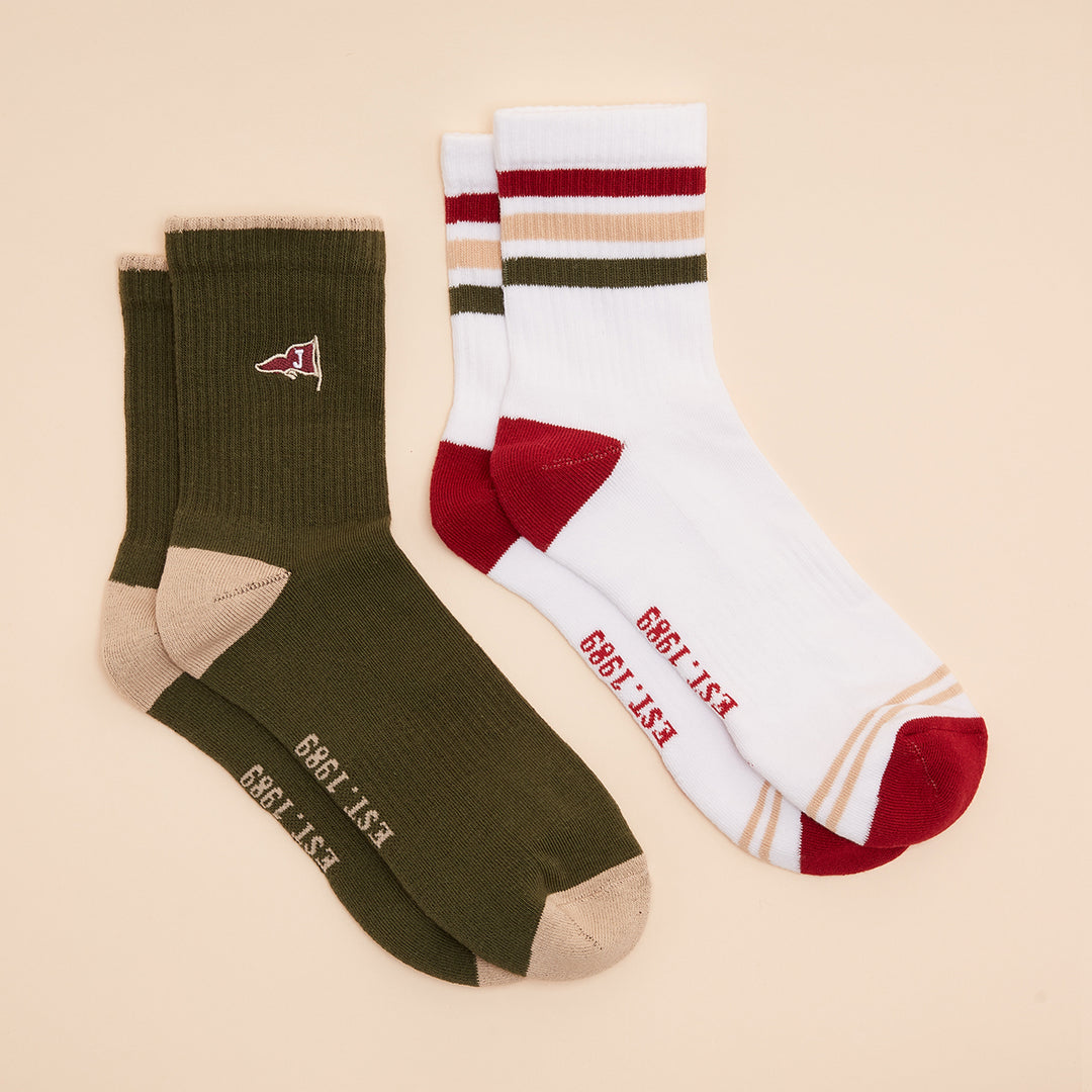 Joules Mens Volley 2 Pack Socks