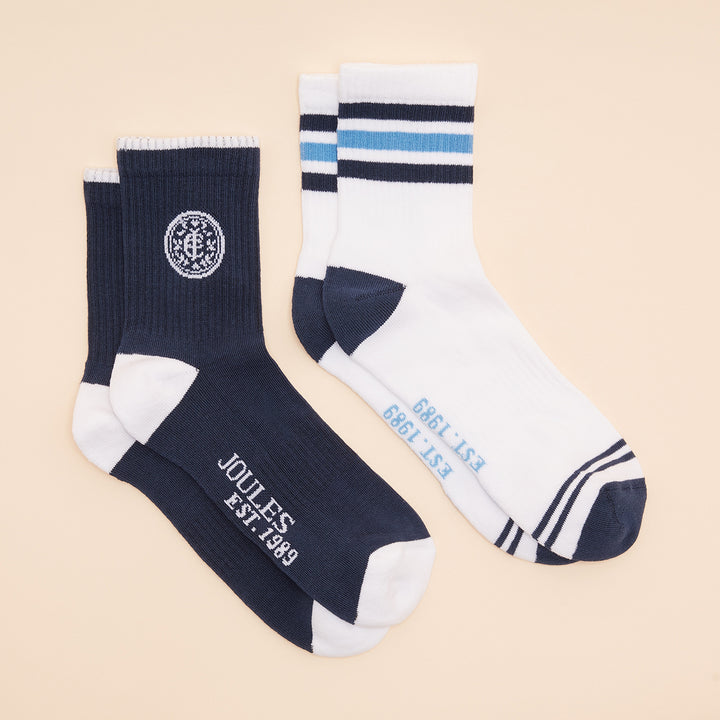 Joules Mens Volley 2 Pack Socks