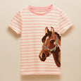 Joules Girls Astra Guinea Pig Print Top