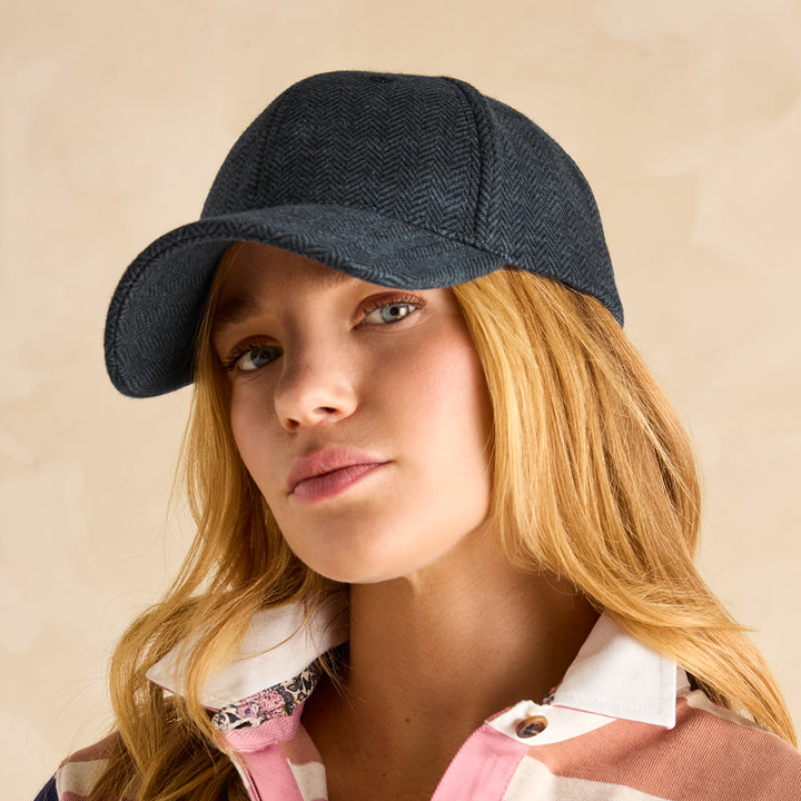 Joules Ladies Daley Tweed Check Cap