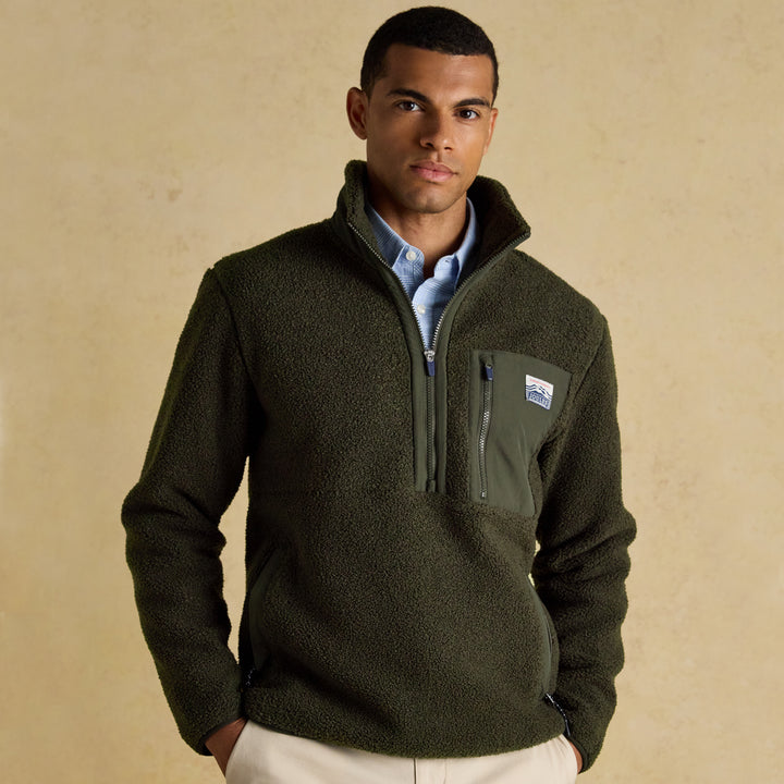 Joules Mens Ashford 1/4 Zip Fleece