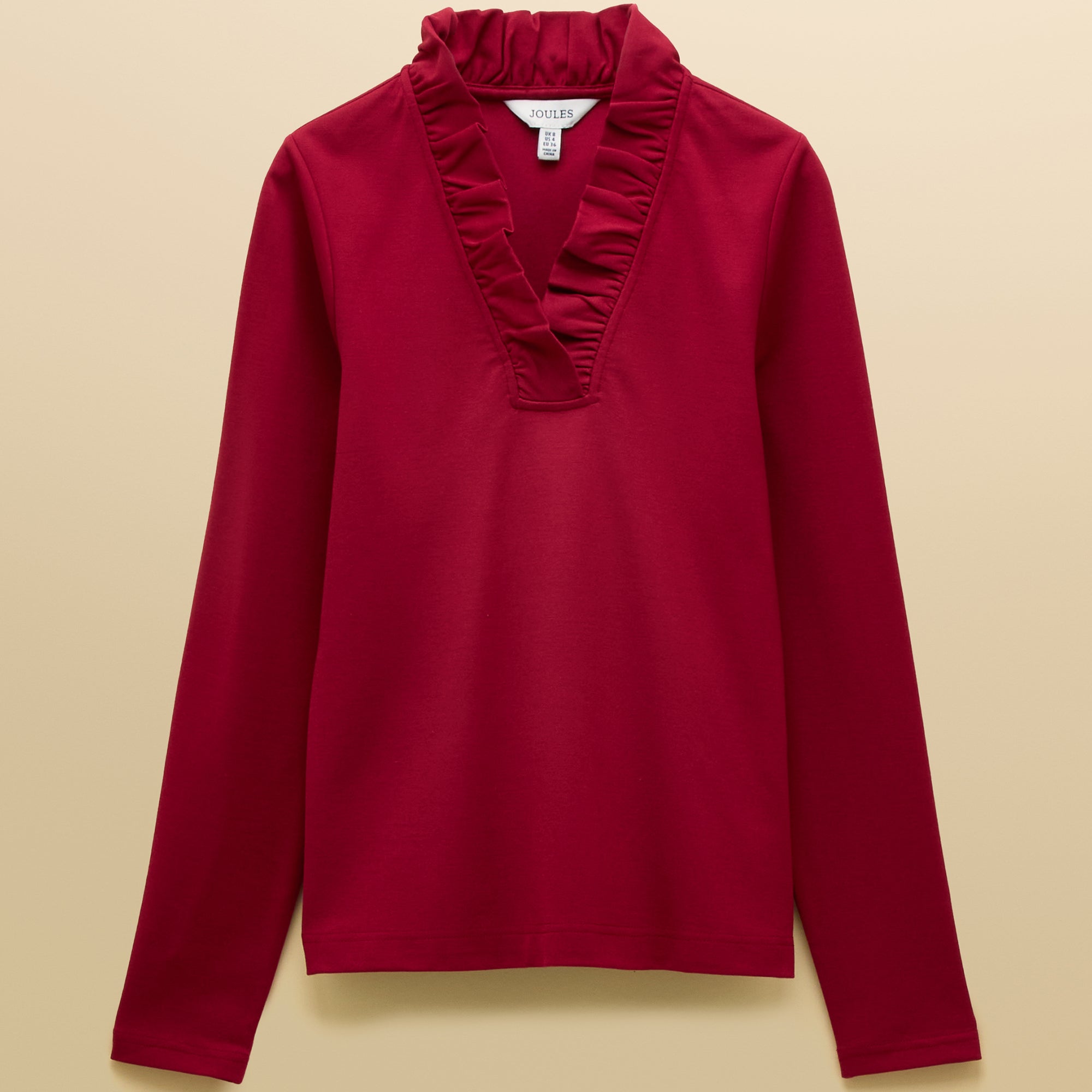 Joules Ladies Heidi Top - Red | Millbry Hill