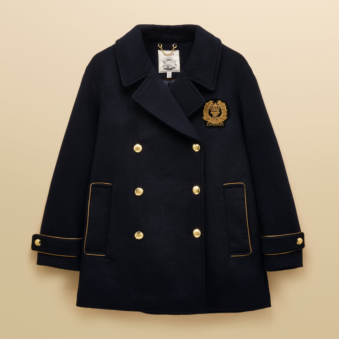 Joules Ladies Belchamp Salute Wool Coat