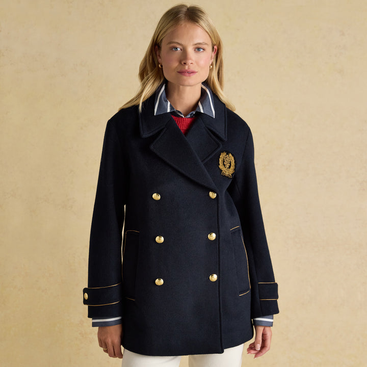 Joules Ladies Belchamp Salute Wool Coat