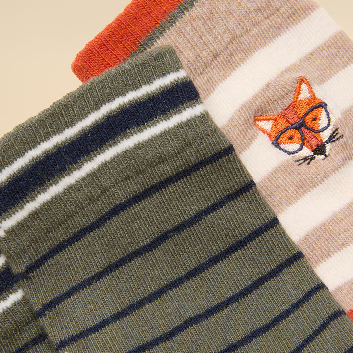 Joules Boys Eat Feet 2 Pack Socks