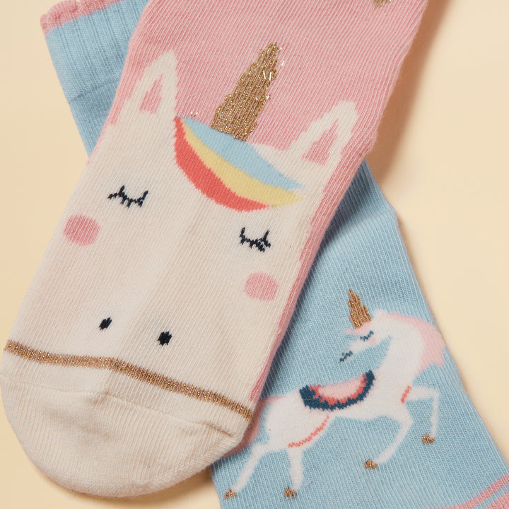 Joules Girls Neat Feet 2 Pack Socks