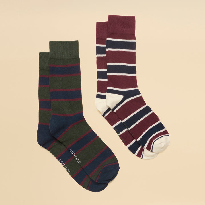 Joules Mens Kingsbury Two Pack Socks