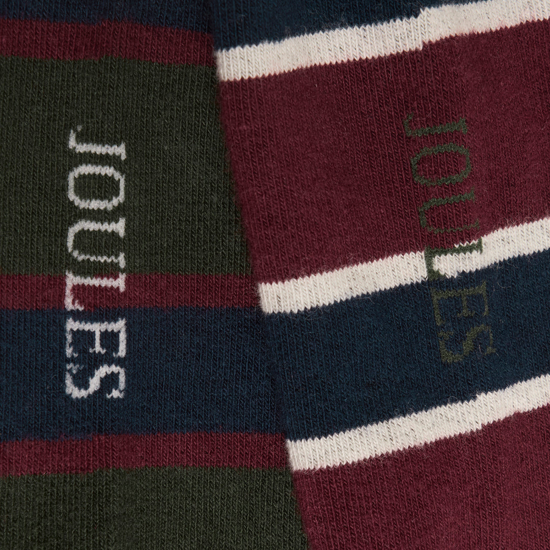Joules Mens Kingsbury Two Pack Socks