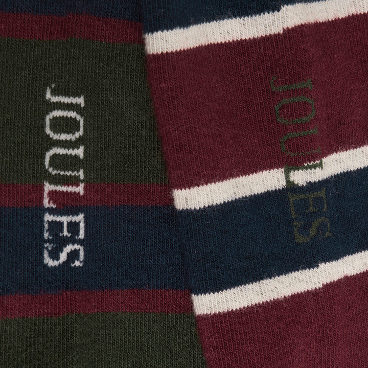 Joules Mens Kingsbury Two Pack Socks
