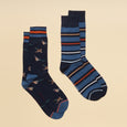 Joules Mens Kingsbury Two Pack Socks