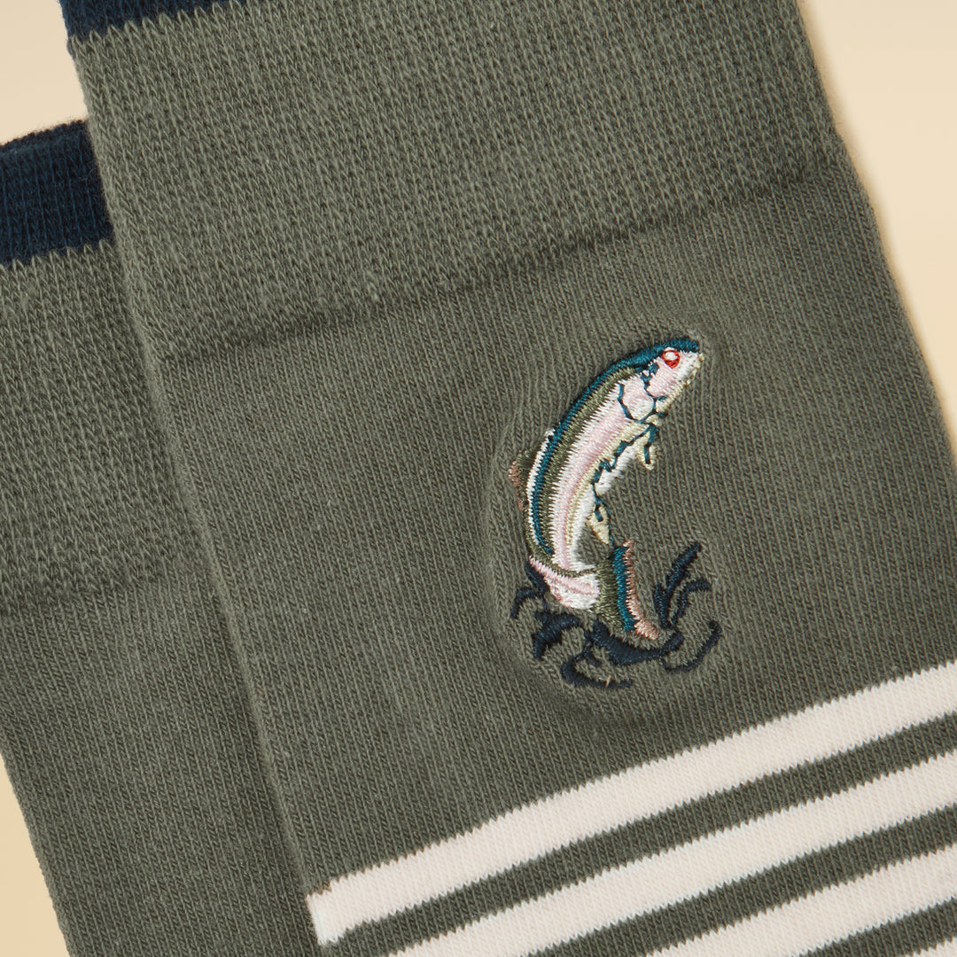 Joules Mens Kingsbury Two Pack Socks
