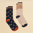 Joules Mens Kingsbury Two Pack Socks