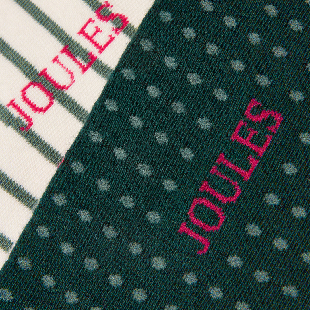 Joules Ladies Everyday Two Pack Socks