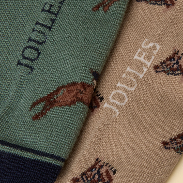 Joules Ladies Everyday Two Pack Socks
