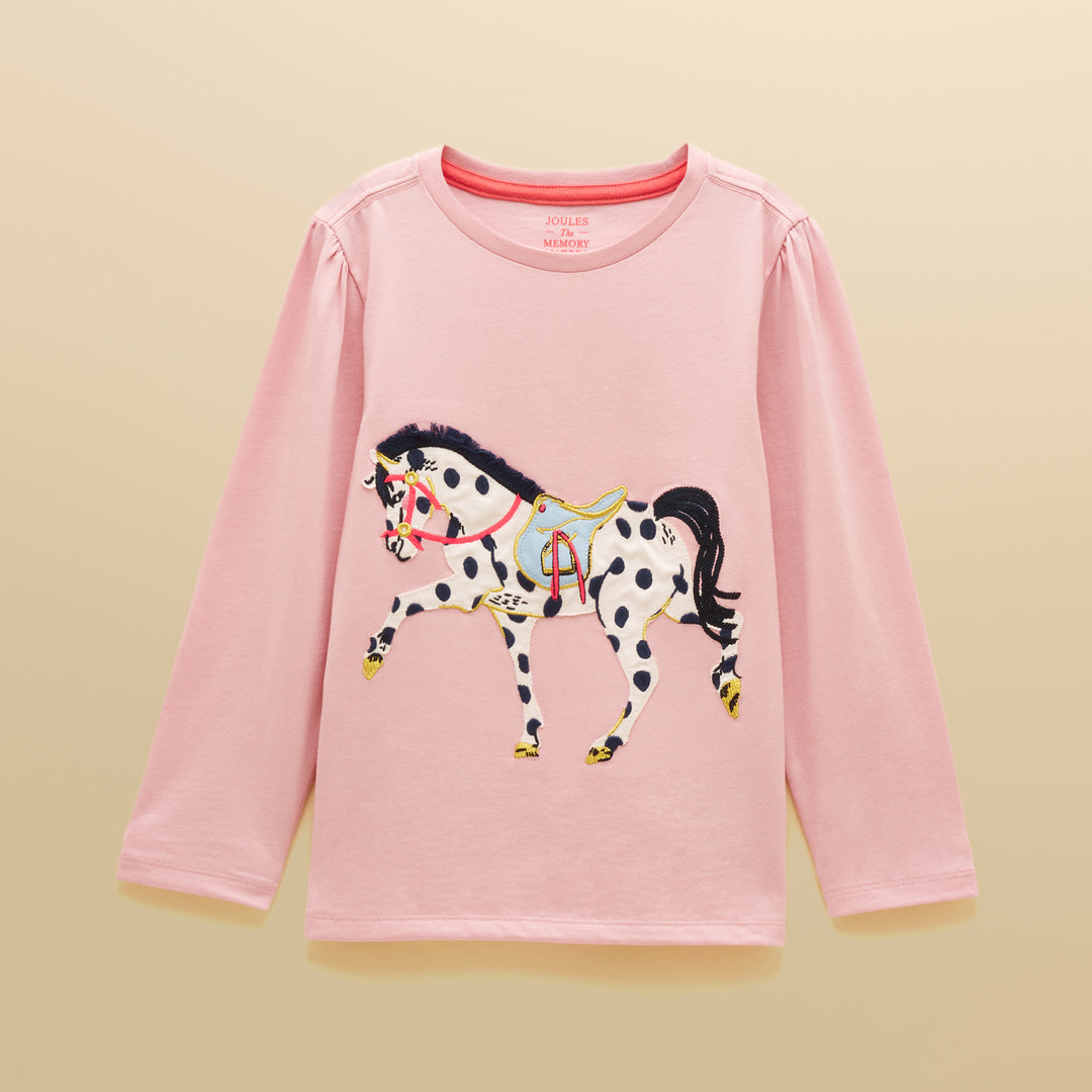 Joules Girls Ava Applique T-Shirt