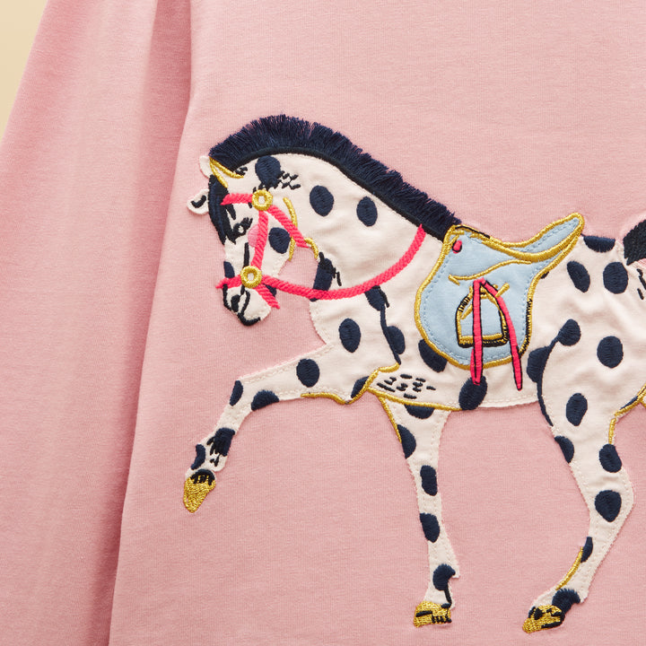 Joules Girls Ava Applique T-Shirt