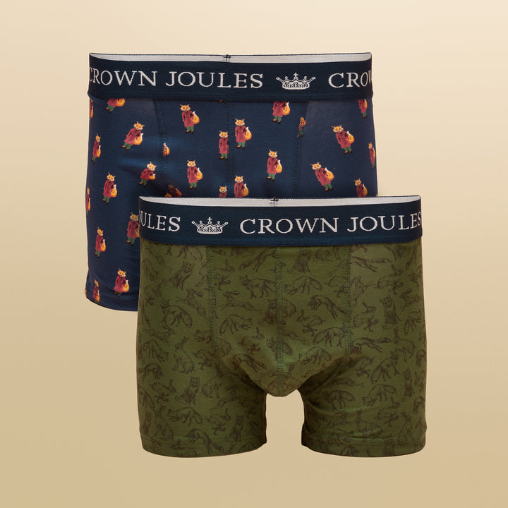 Joules Mens Crown Joules 2 Pack Underwear