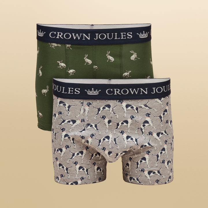 Joules Mens Crown Joules 2 Pack Underwear