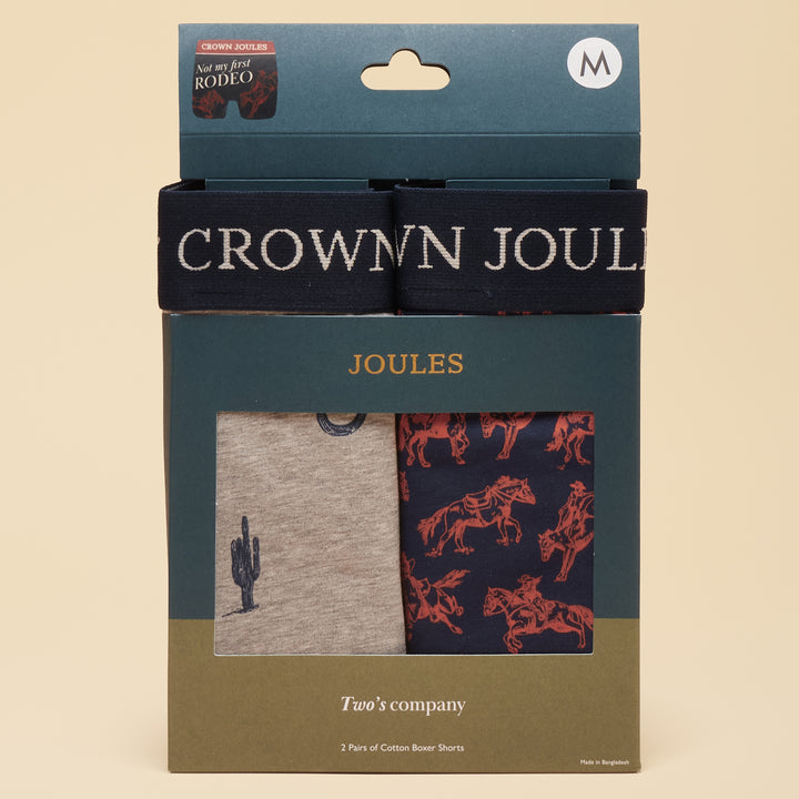 Joules Mens Crown Joules 2 Pack Underwear