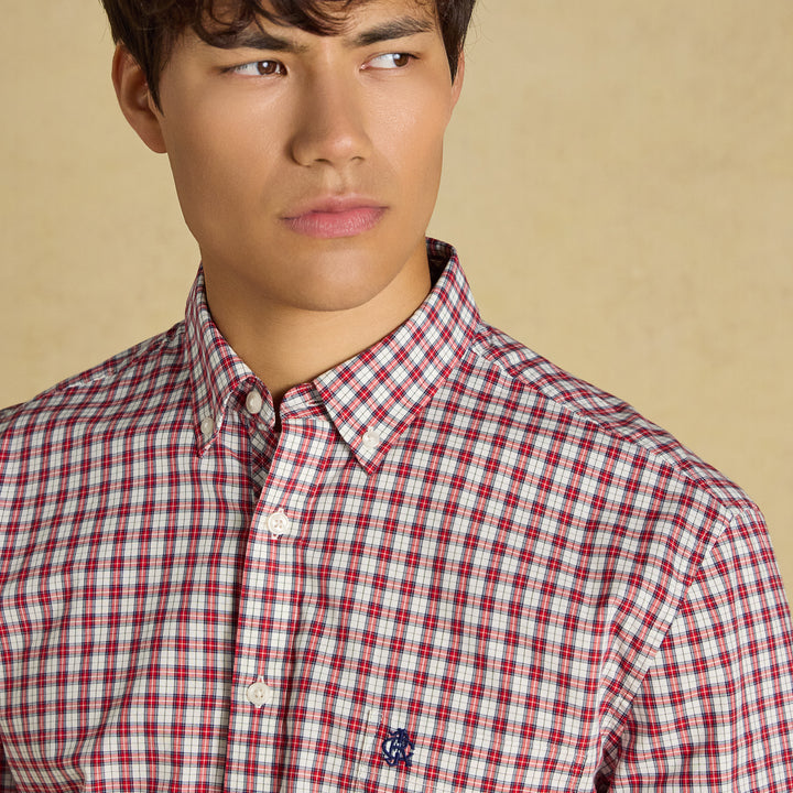 Joules Mens Poplin Check Classic Fit Shirt