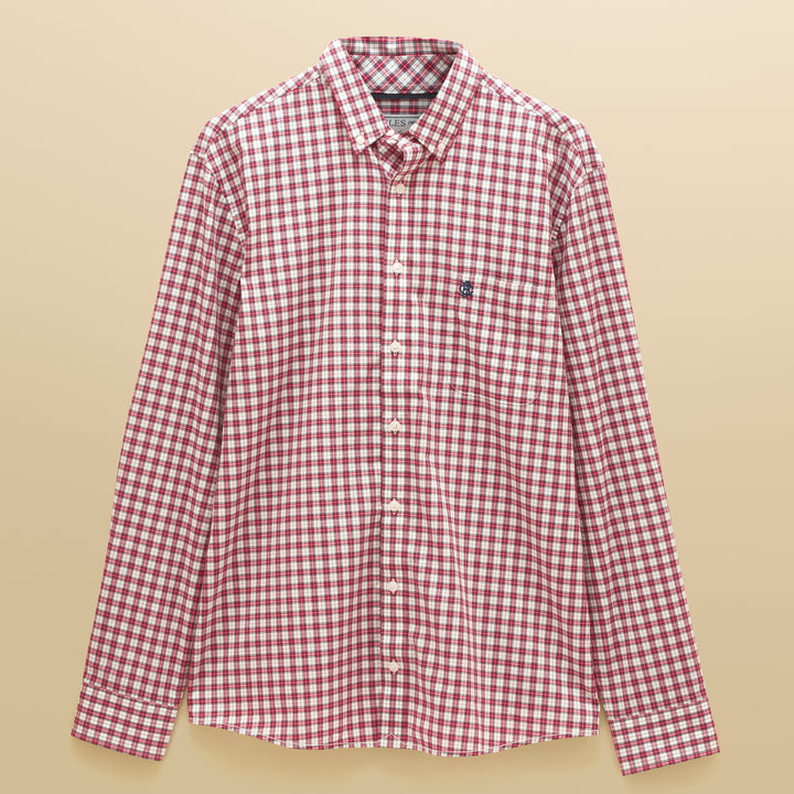 Joules Mens Poplin Check Classic Fit Shirt
