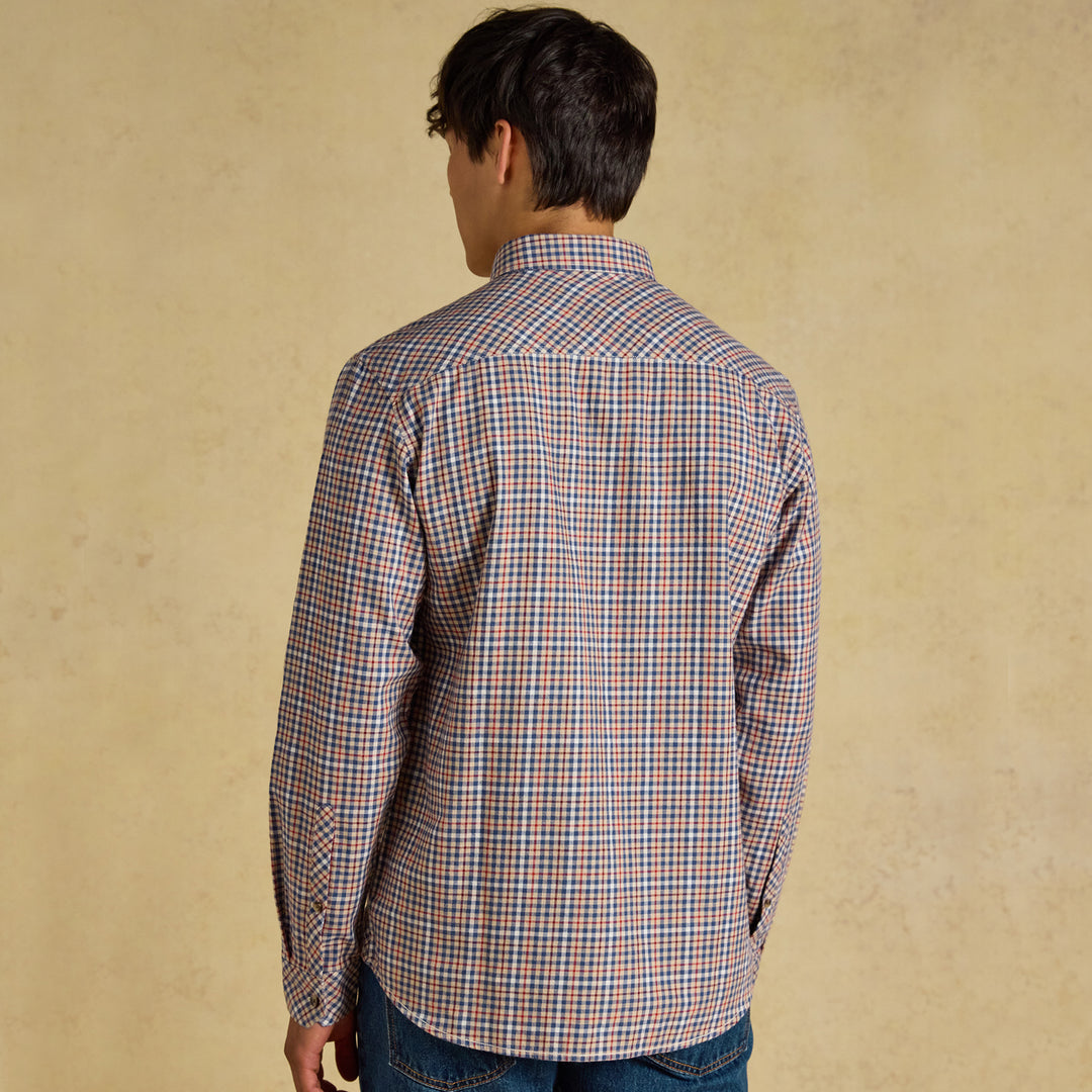 Joules Mens Flannel Lightweight Check Classic Fit Shirt