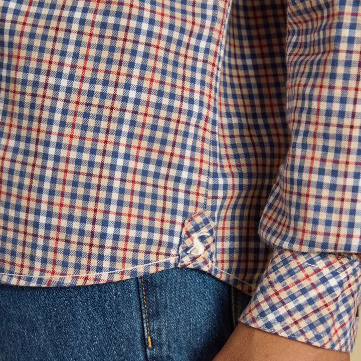 Joules Mens Flannel Lightweight Check Classic Fit Shirt