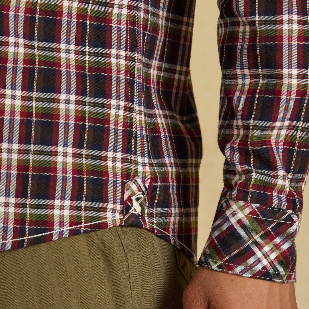 Joules Mens Flannel Lightweight Check Classic Fit Shirt