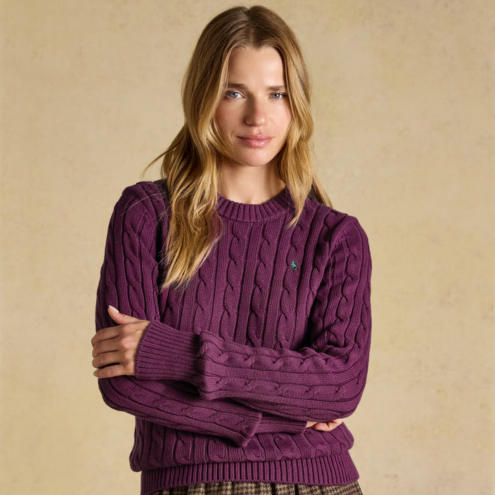 Joules Ladies Classic Cable Jumper