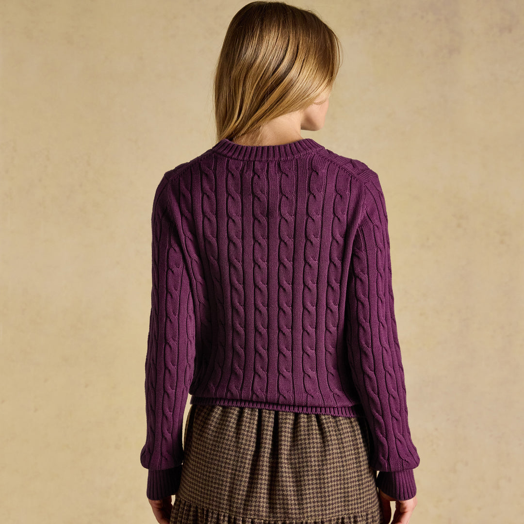 Joules Ladies Classic Cable Jumper