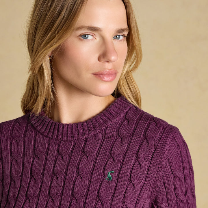 Joules Ladies Classic Cable Jumper