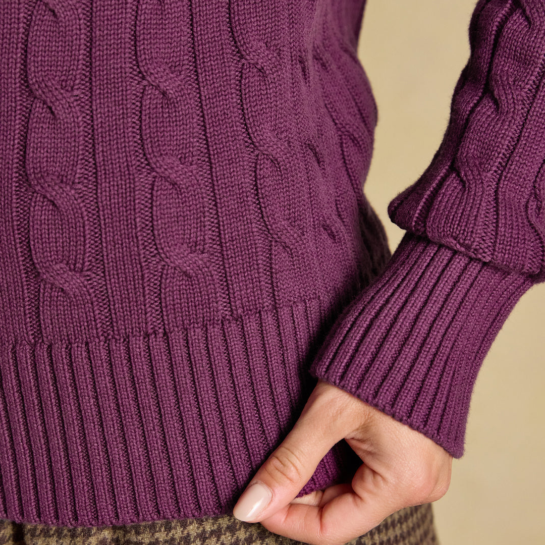 Joules Ladies Classic Cable Jumper
