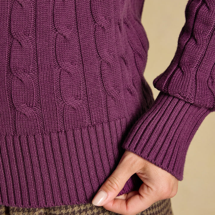 Joules Ladies Classic Cable Jumper