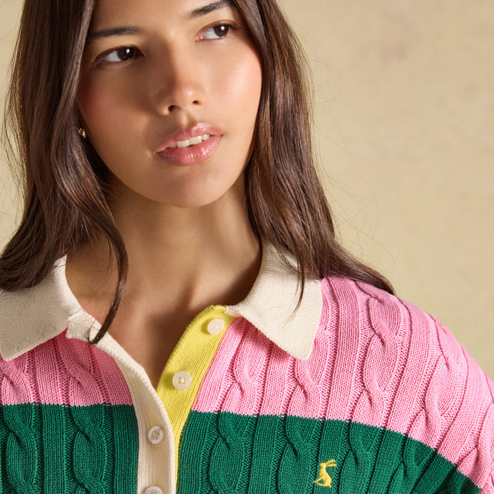 Joules Ladies Cable Rugby Jumper