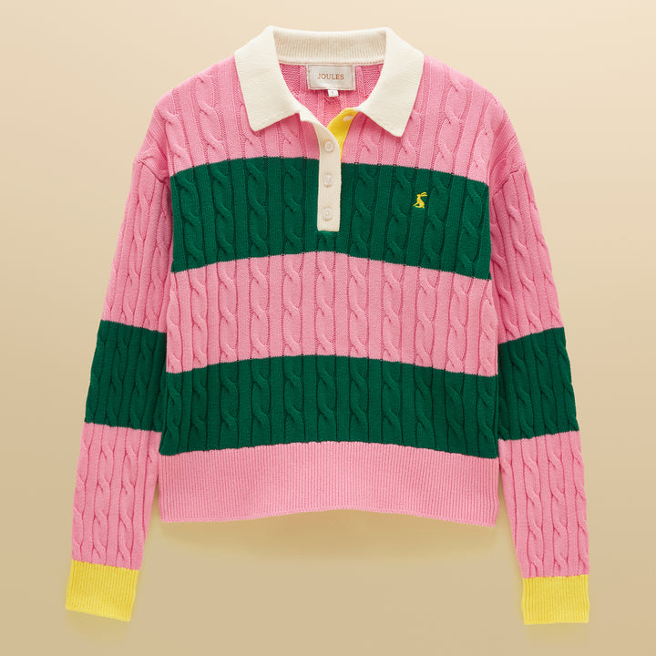 Joules Ladies Cable Rugby Jumper