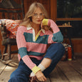 Joules Ladies Cable Rugby Jumper