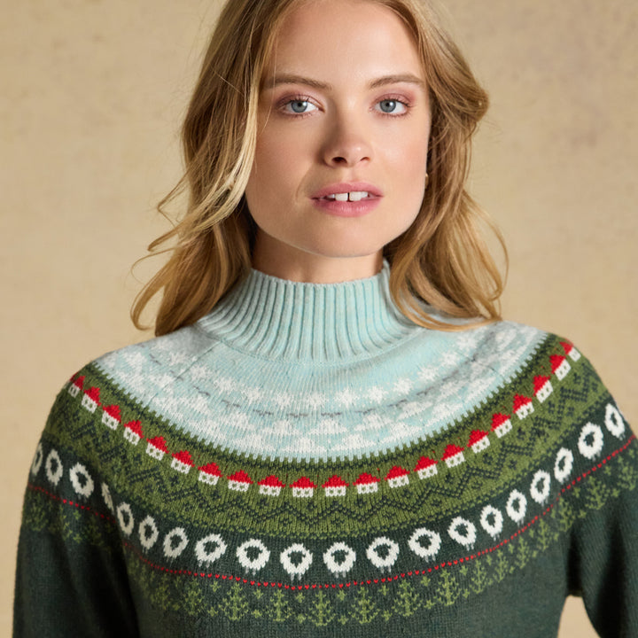 Joules Ladies Landscape Fairisle Jumper