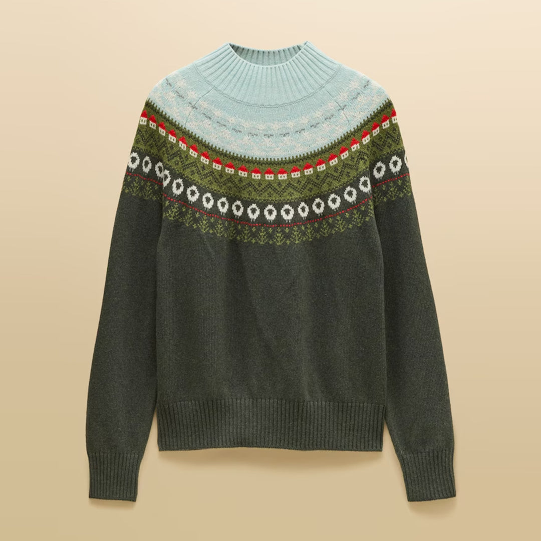 Joules Ladies Landscape Fairisle Jumper