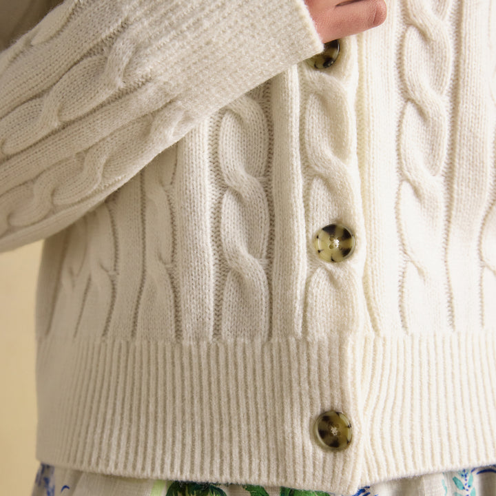 Joules Ladies Cable Cardigan