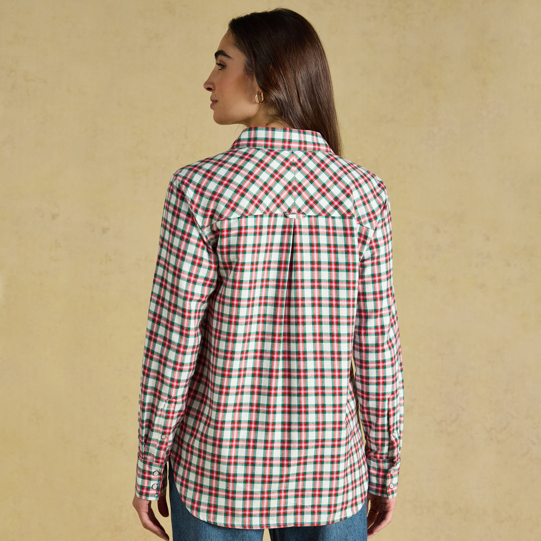 Joules Ladies Boyfriend Brushed Shirt