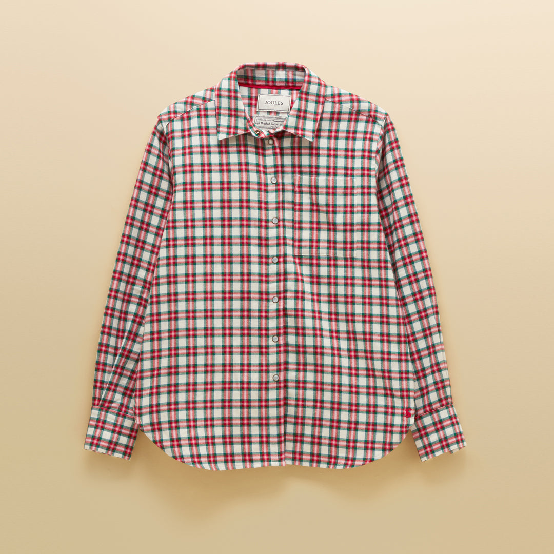 Joules Ladies Boyfriend Brushed Shirt