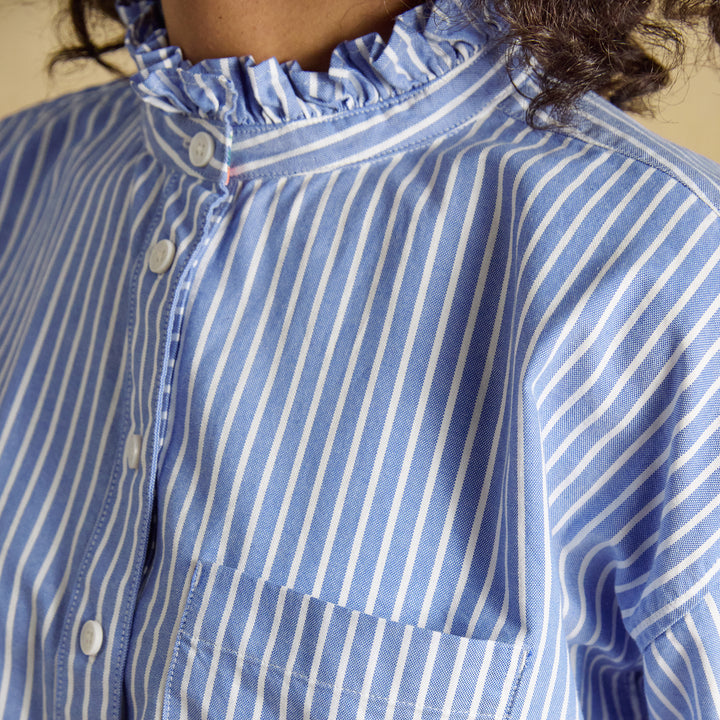 Joules Ladies Cropped Oxford Shirt