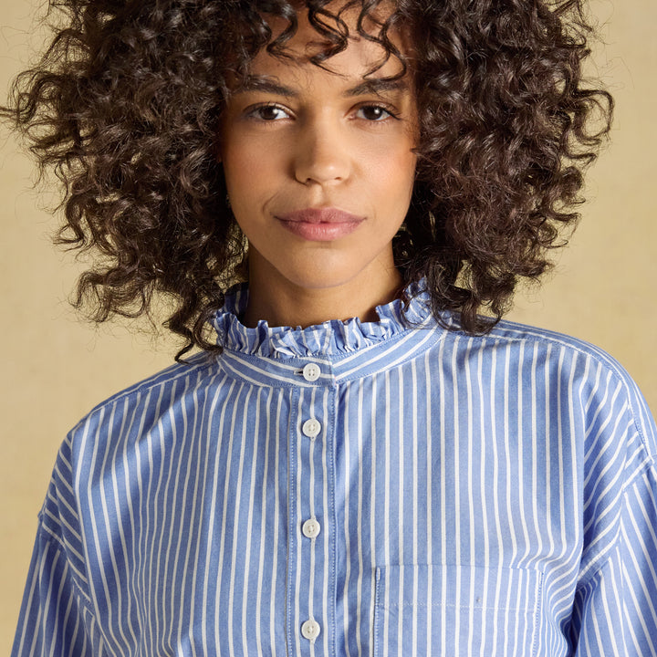 Joules Ladies Cropped Oxford Shirt
